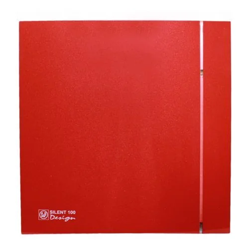 Накладной вентилятор Soler Palau SILENT-100 CRZ RED DESIGN 4C