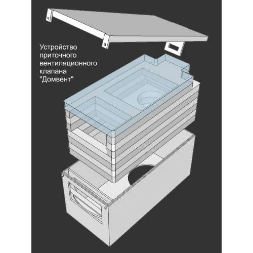 Приточный вентиляционный клапан ДомВент