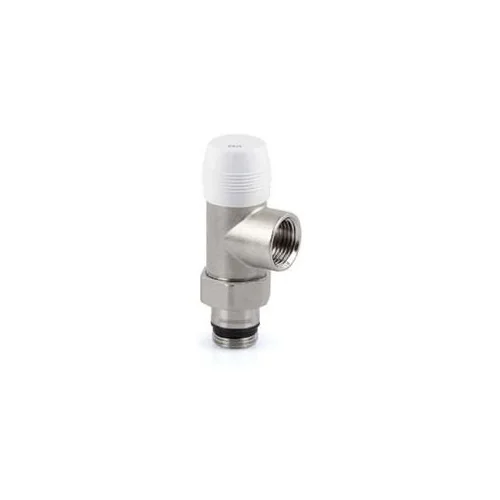 Клапан запорный SR Rubinetterie осевой 1/2", цвет никель