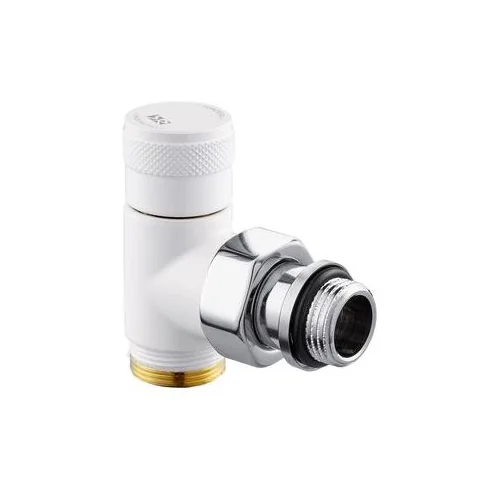Угловой запорный вентиль SR Rubinetterie Tondera 1/2"х3/4" E, цвет белый