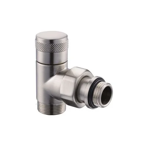 Угловой запорный вентиль SR Rubinetterie Tondera 1/2"х3/4" E, цвет матовый никель