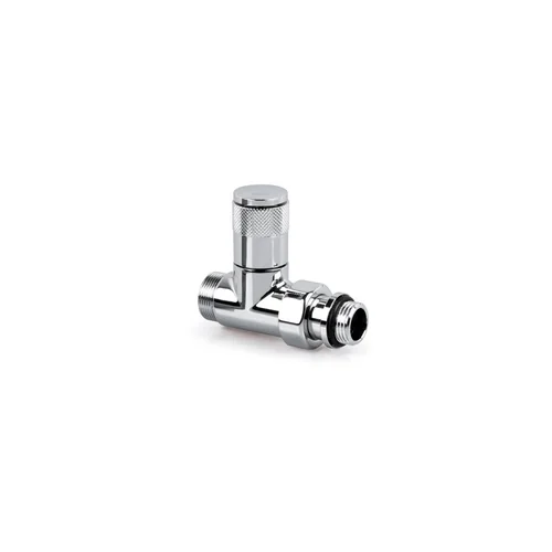 Прямой вентиль SR Rubinetterie Tondera, ручная регулировка 1/2"х3/4" E, цвет черный