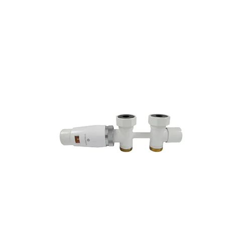 Узел подключения Schlosser DUO-PLEX MINI прямой, головка М30х1,5 3/4 x М22x1,5, Белый