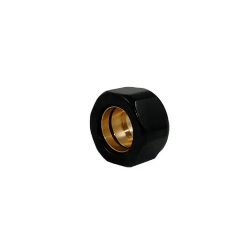 Резьбовое соединение Schlosser GW 22x1.5 x 16x2 для пластиковых труб, Чёрное