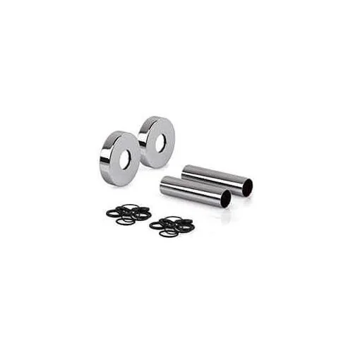 Комплект декоративных трубок SR Rubinetterie 160хD 18-20-1/2" цвет хром