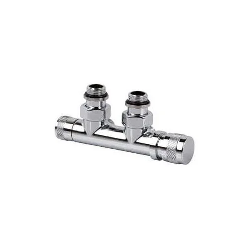 Узел нижнего подключения SR Rubinetterie угловой 1/2"х3/4"Е Хром (правый)