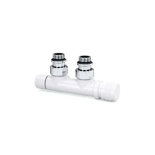 Узел нижнего подключения SR Rubinetterie угловой 1/2"х3/4"Е Белый (правый)