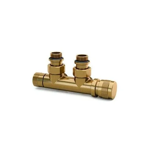 Узел нижнего подключения SR Rubinetterie угловой 1/2"х3/4"Е Бронза (правый)