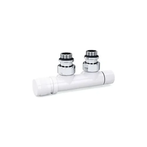 Узел нижнего подключения SR Rubinetterie угловой 1/2"х3/4"Е Белый (левый)
