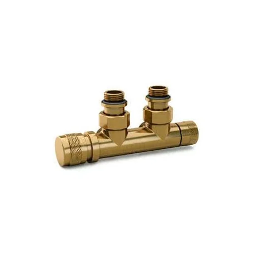 Узел нижнего подключения SR Rubinetterie угловой 1/2"х3/4"Е Бронза (левый)