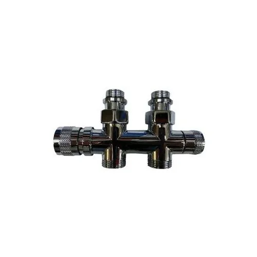 Узел нижнего подключения SR Rubinetterie прямой 1/2"х3/4"Е Хром