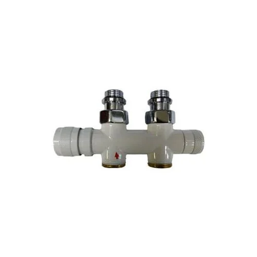 Узел нижнего подключения SR Rubinetterie прямой 1/2"х3/4"Е Белый