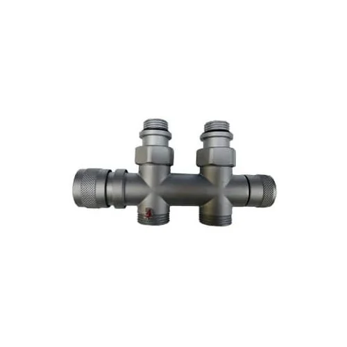Узел нижнего подключения SR Rubinetterie прямой 1/2"х3/4"Е Никель матовый