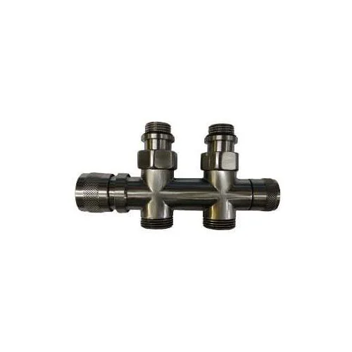 Узел нижнего подключения SR Rubinetterie прямой 1/2"х3/4"Е Хром матовый