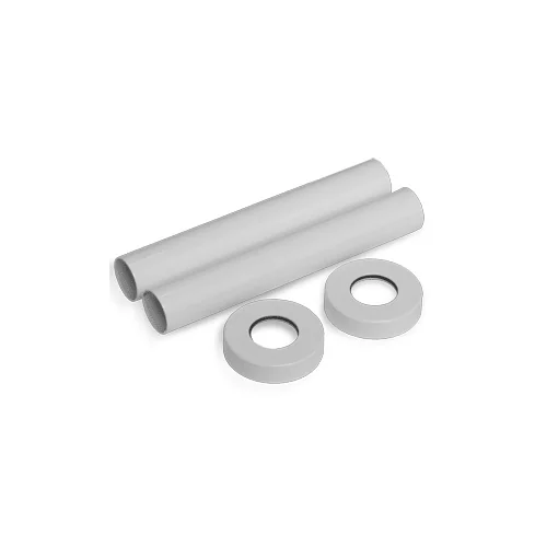 Комплект декоративных трубок SR Rubinetterie 70xD 18-20-1/2" цвет белый