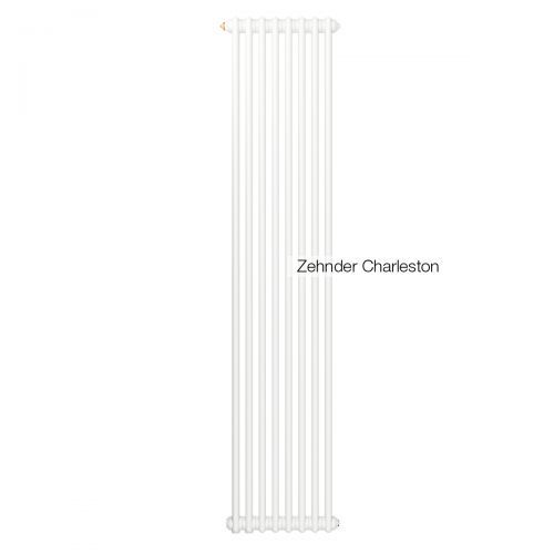 Радиатор трубчатый Zehnder Charleston 2180, 14 сек.1/2 ниж.подк. RAL9016 (кроншт.в компл)