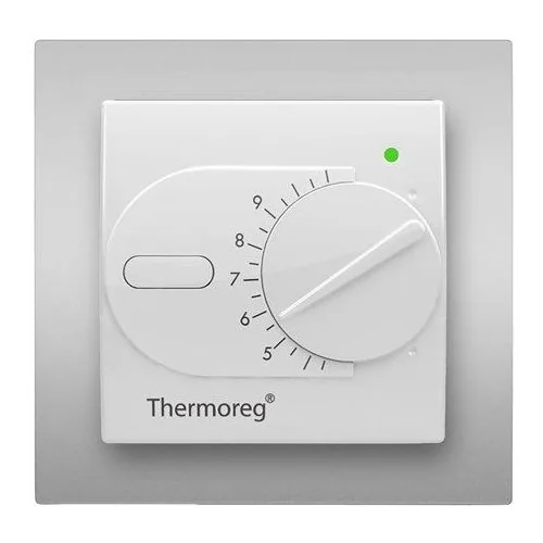 Терморегулятор Thermoreg TI-200 Design рамка Silver