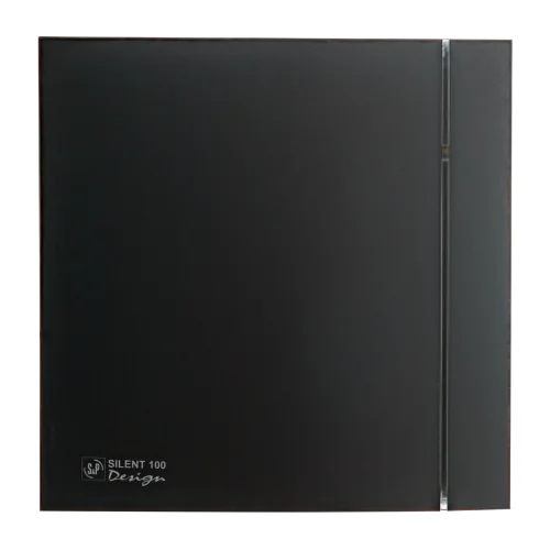 Накладной вентилятор Soler Palau SILENT-100 CZ MATT BLACK DESIGN 4C