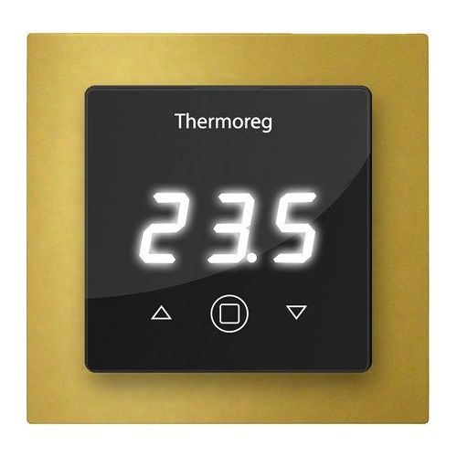 Терморегулятор Thermoreg TI-300 Black рамка Gold