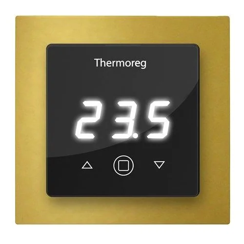 Терморегулятор Thermoreg TI-300 Black рамка Gold