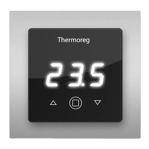 Терморегулятор Thermoreg TI-300 Black рамка Silver