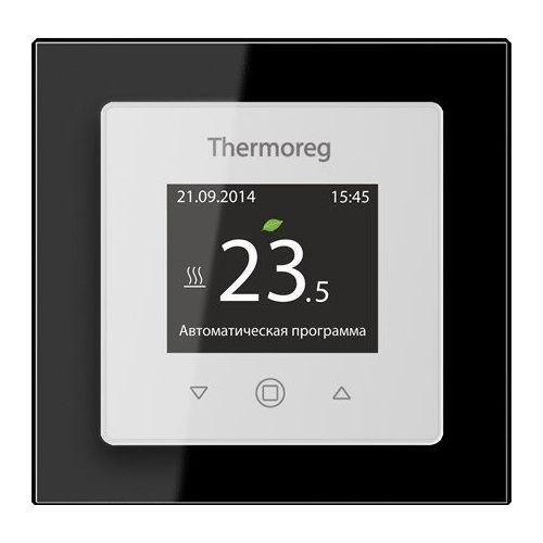 Терморегулятор Thermoreg TI-970 White рамка Black