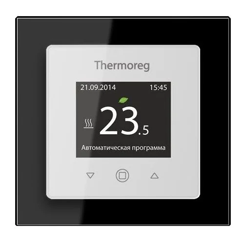 Терморегулятор Thermoreg TI-970 White рамка Black