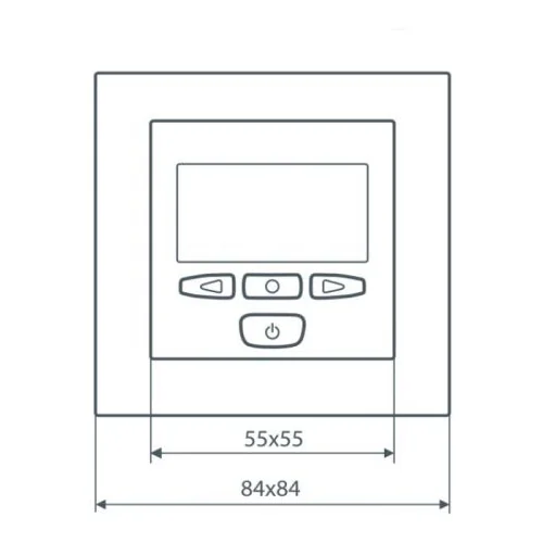 Терморегулятор Thermoreg TI-950 Design рамка Gold