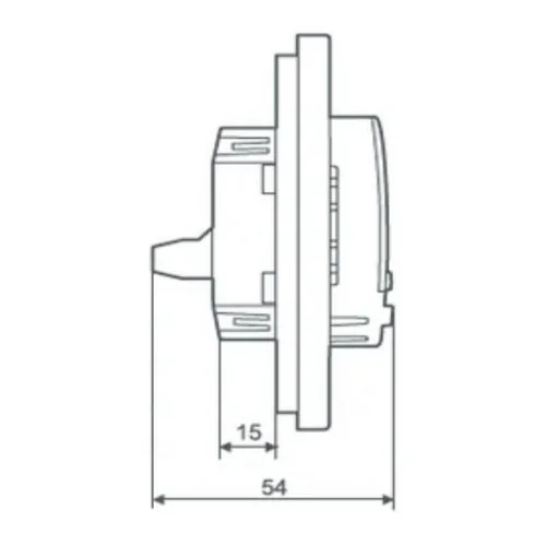 Терморегулятор Thermoreg TI-950 Design рамка Silver
