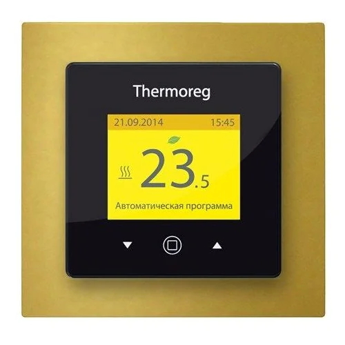 Терморегулятор Thermoreg TI-970 Black рамка Gold