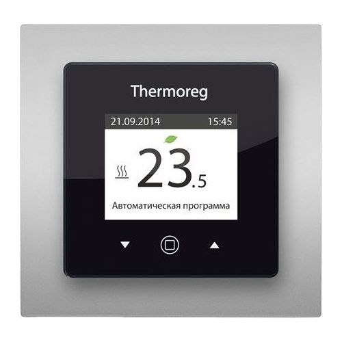 Терморегулятор Thermoreg TI-970 Black рамка Silver