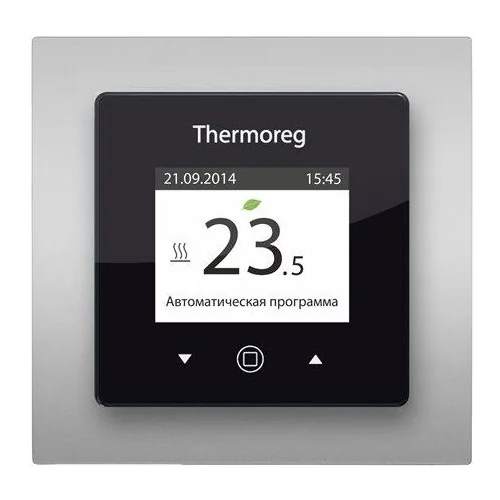 Терморегулятор Thermoreg TI-970 Black рамка Silver