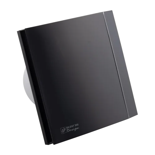 Накладной вентилятор Soler Palau SILENT-200 CZ MATT BLACK DESIGN 4C