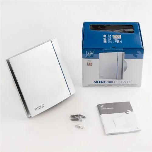 Накладной вентилятор Soler Palau SILENT-100 CZ SILVER DESIGN 3С