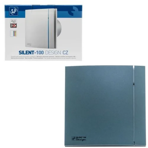 Накладной вентилятор Soler Palau SILENT-100 CZ GREY DESIGN 4C