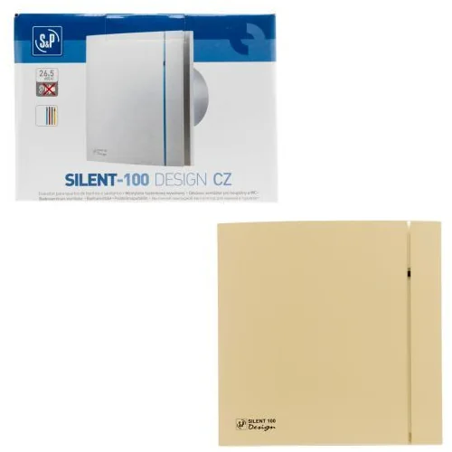 Накладной вентилятор Soler Palau SILENT-100 CZ IVORY DESIGN 4C