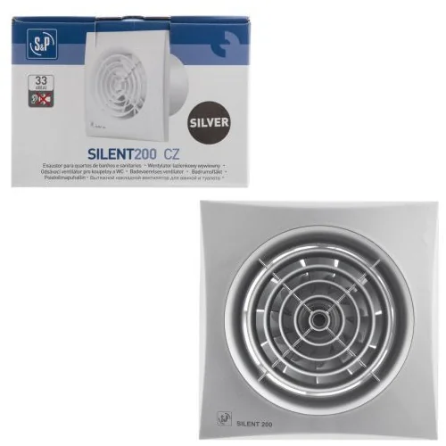 Накладной вентилятор Soler Palau SILENT-200 CZ SILVER