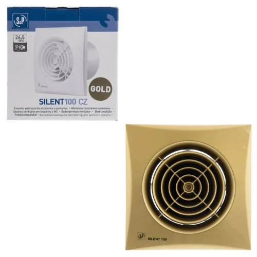 Накладной вентилятор Soler Palau SILENT-100 CZ GOLD