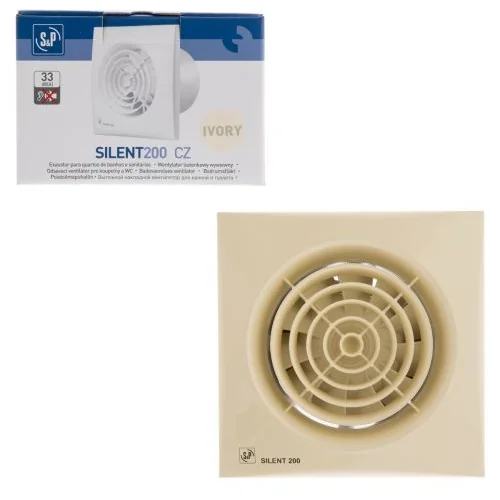 Накладной вентилятор Soler Palau SILENT-200 CZ IVORY