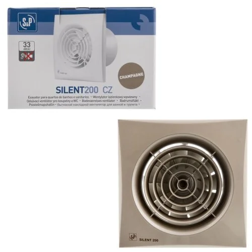 Накладной вентилятор Soler Palau SILENT-200 CZ CHAMPAGNE