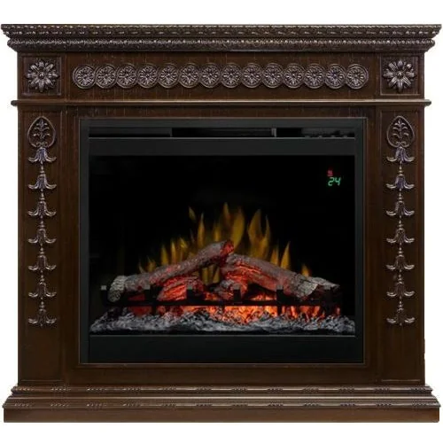 Каминокомплект Milan - Темный дуб с очагом Symphony 26'' DF2624L-INT