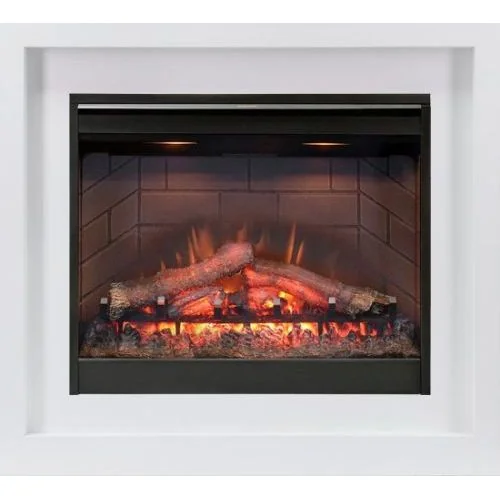 Каминокомплект Bronx - Белый с очагом Symphony 26'' DF2608-INT