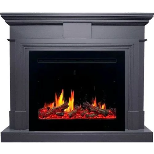 Каминокомплект Coventry Graphite Grey - Серый графит с очагом 5D V-ART 25