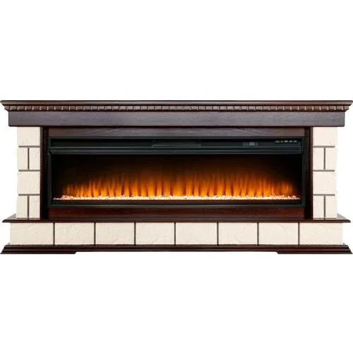 Каминокомплект Shateau 60 - Темный дуб с очагом Vision 60 LED