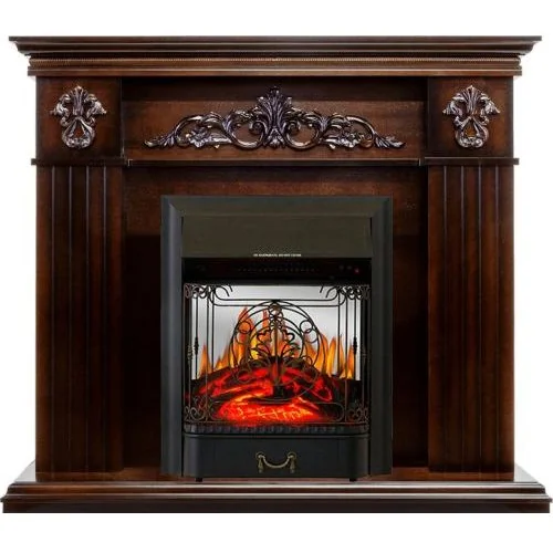 Каминокомплект Provence - Коньяк с очагом Majestic FX M Black