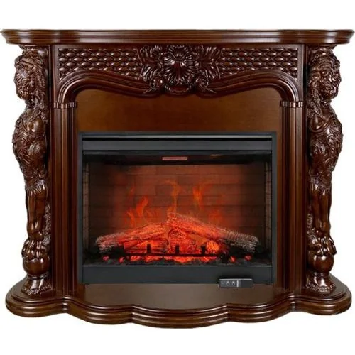 Каминокомплект Castle - Темный дуб с очагом Symphony 30'' DF3020-EU