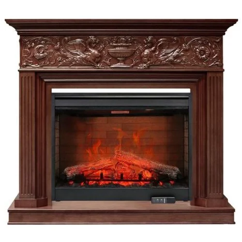 Каминокомплект Palace - Темный дуб с очагом Symphony 30'' DF3020-EU