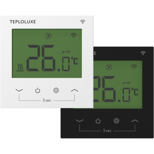 Терморегулятор электронный Теплолюкс Pontus WiFi черный