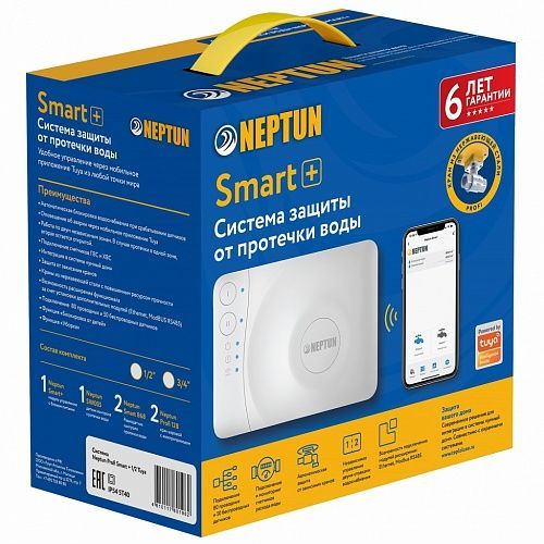 Neptun Profi Smart+ TUYA 1/2 Система защиты от протечек воды 