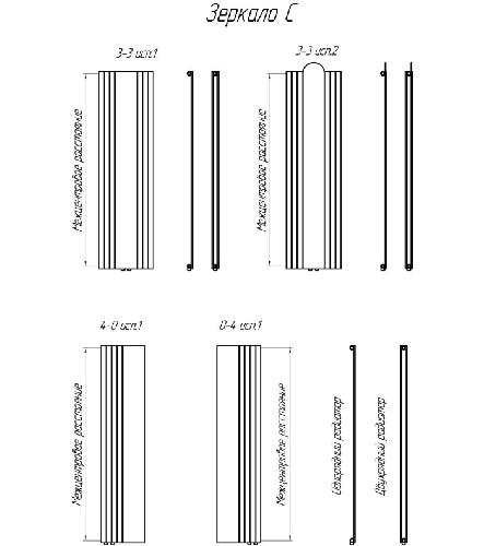 Зеркало С 1-1500-3-3 исп.1
